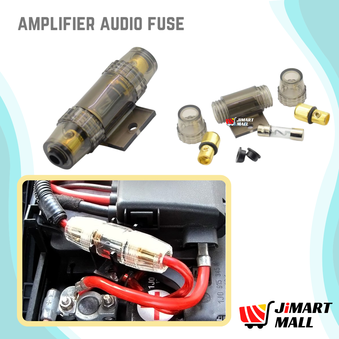 AMPLIFIER AUDIO FUSE 12V 60A CAR Audio In Line AWG AGU Fuse Holder 4 or