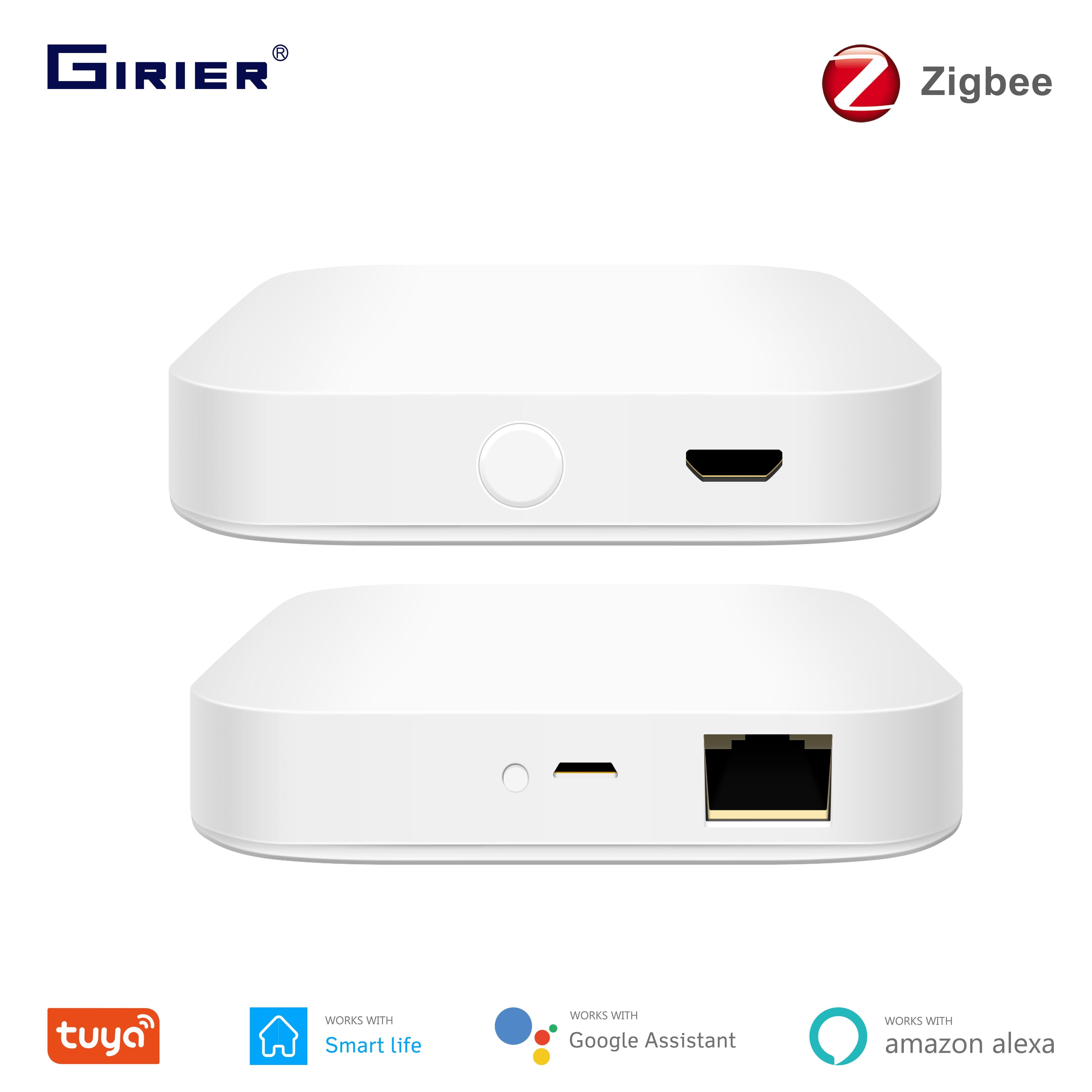 Tuya Zigbee Gateway Bridge, Trung Tâm Thông Minh Có Dây/Không Dây, Điều Khiển Từ Xa Bằng Ứng Dụng Smart Life, Tương Thích Với Trợ Lý Google Home Alexa