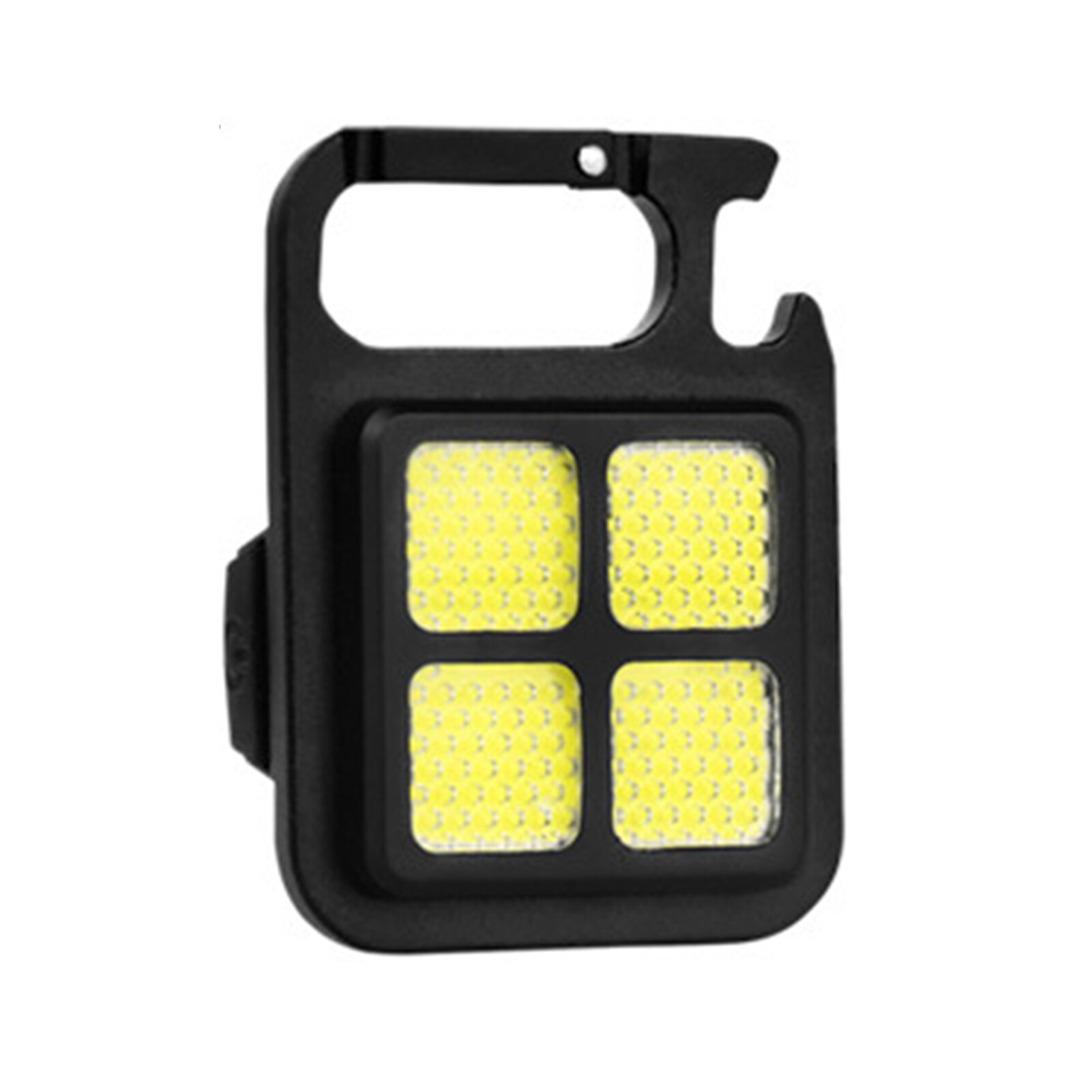 Camping Light Multifunctional USB Rechargeable 3 Modes Portable Super Bright COB Keychain Working Emergency Lamp Outdoor Supplies Creative Emergency Light