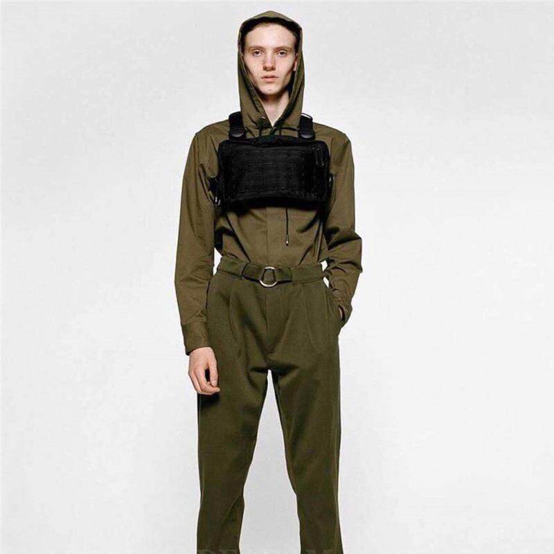 Tactical Shoulder Bags Chest Rig Bag Adjustable Waistcoat Kanye West Hip Hop