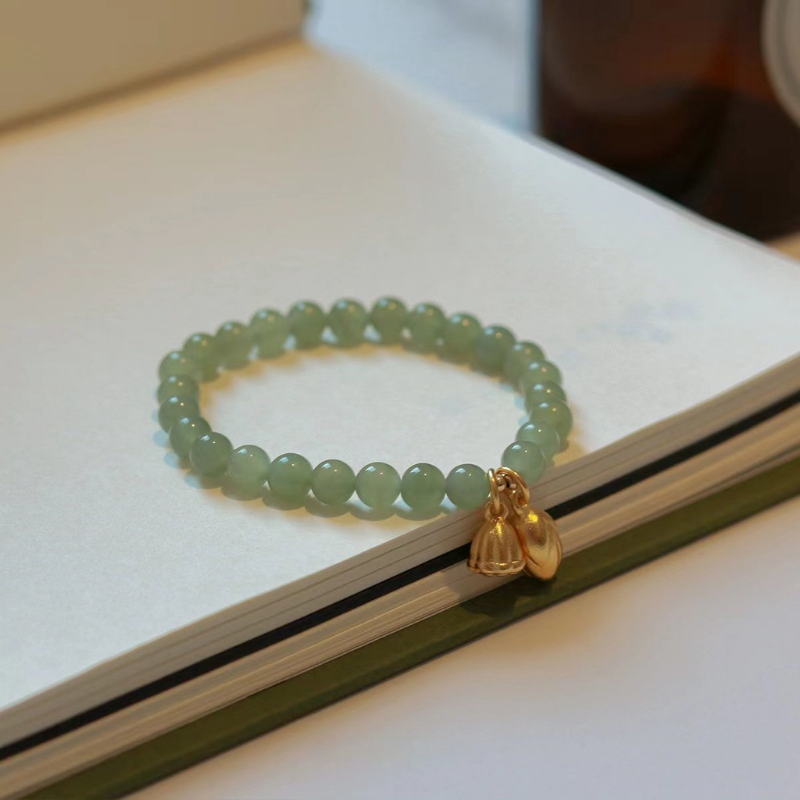 Vòng Tay Sapphire Vòng Tay Hoa Sen Ngọc Bích Tự Nhiên Hai Thế Hệ Tình Yêu