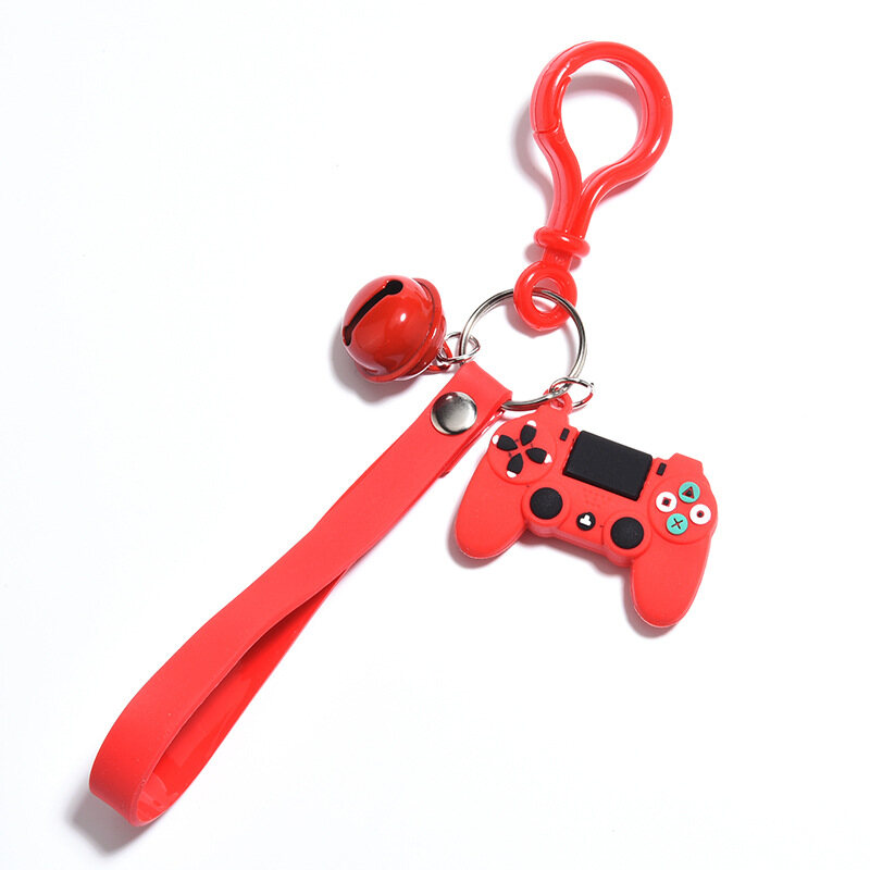 EKLEVA Creative Video Game Handle Keychain Simulation Joystick Model Key Chain Ring Pendant Men Women Couple Key Holder Trinket Gift