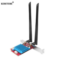 KEBETEME Bluetooth 5.0 Không Dây 3000Mbps Wifi 6 PCI-e Network Card Băng Tần Kép 802.11AX Wifi6 PCI Express Antena Wifi 2.4 Gam/5 Gam Adapter