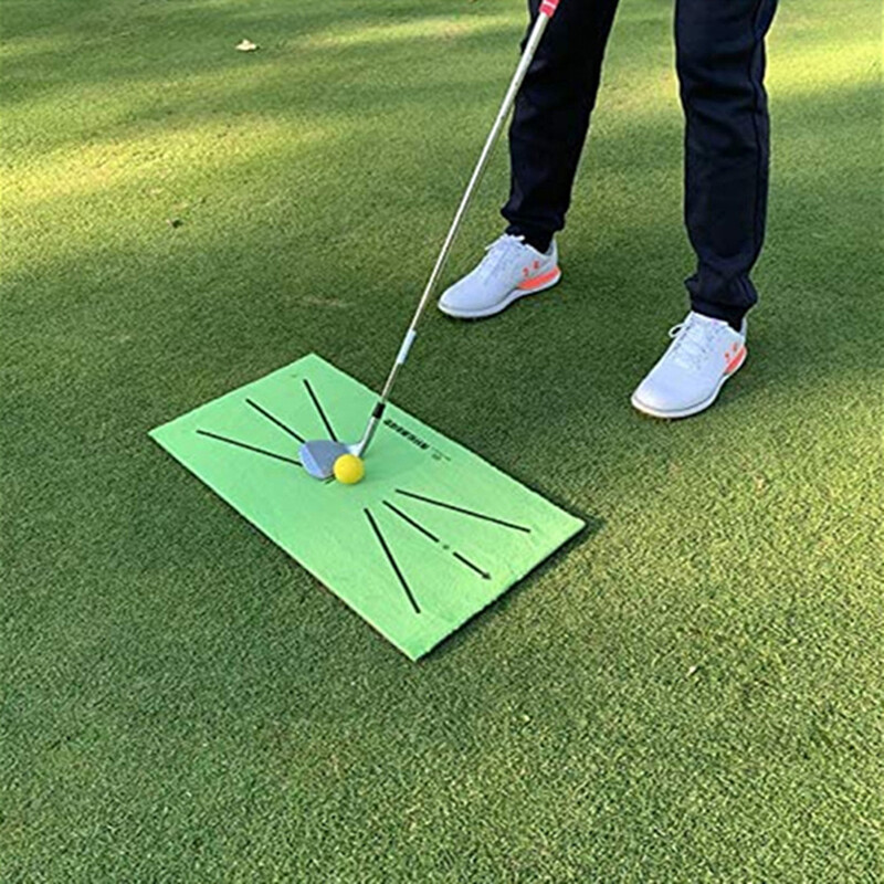 Wellsunny Thảm Đánh Golf Có Thể Gập Lại Thảm Tập Đánh Golf Di Động Hỗ Trợ Tập Swing