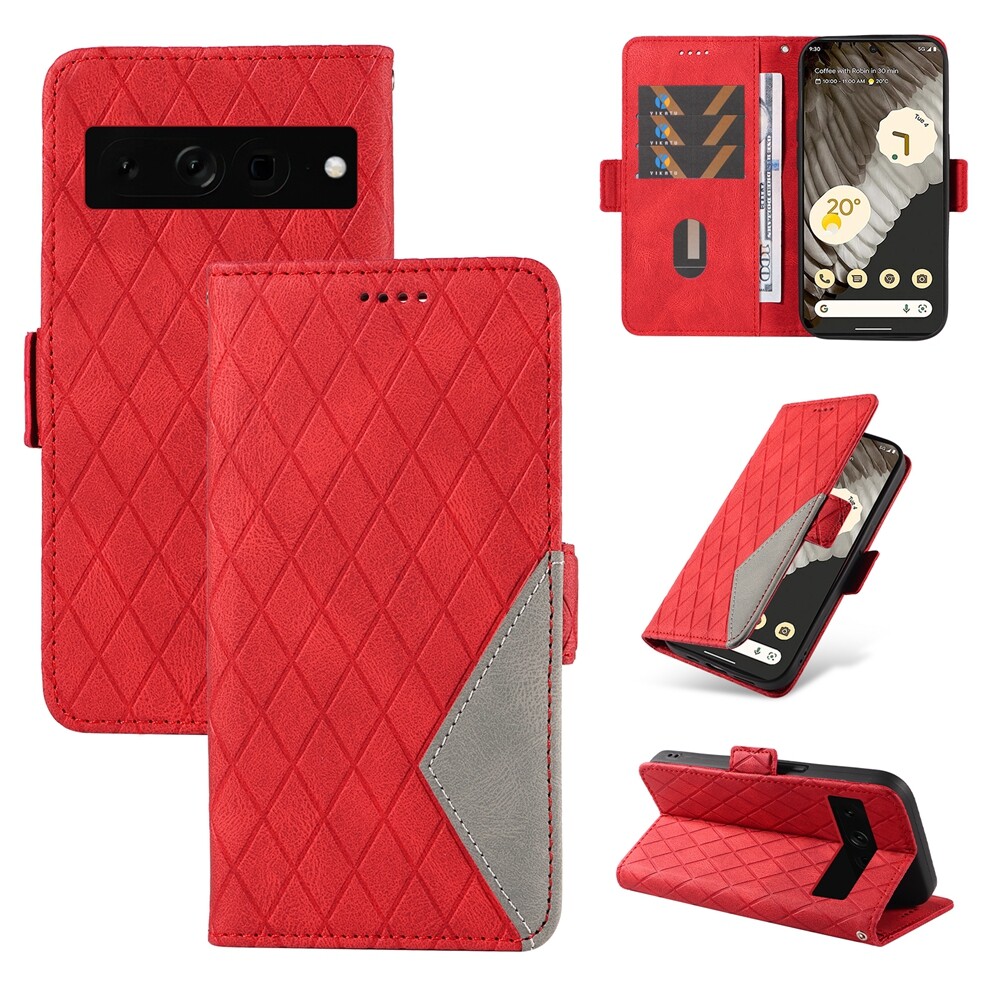For google pixel 8 8 pro / pixel 7a 7 7 pro / pixel 6 6a 6 pro small fragrant wind magnetic phone case leather wallet card slot flip cover casing