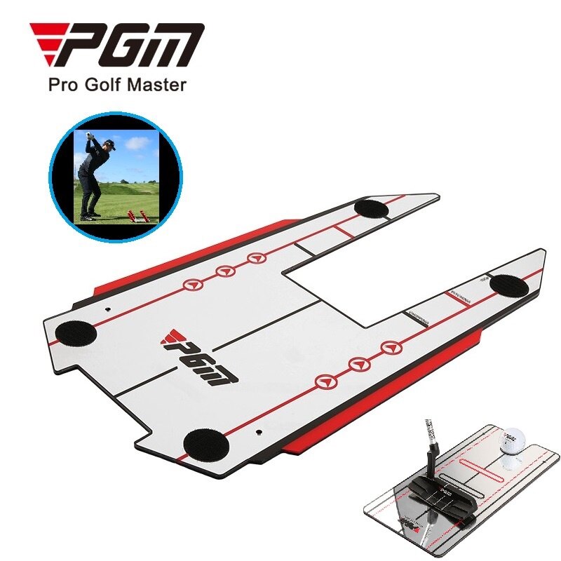 PGM Multifunction Golf Putting Swing Posture Corrector Mirror for Beginner Golf Wood Rion Wedge Putter Practice Adjust Direction
