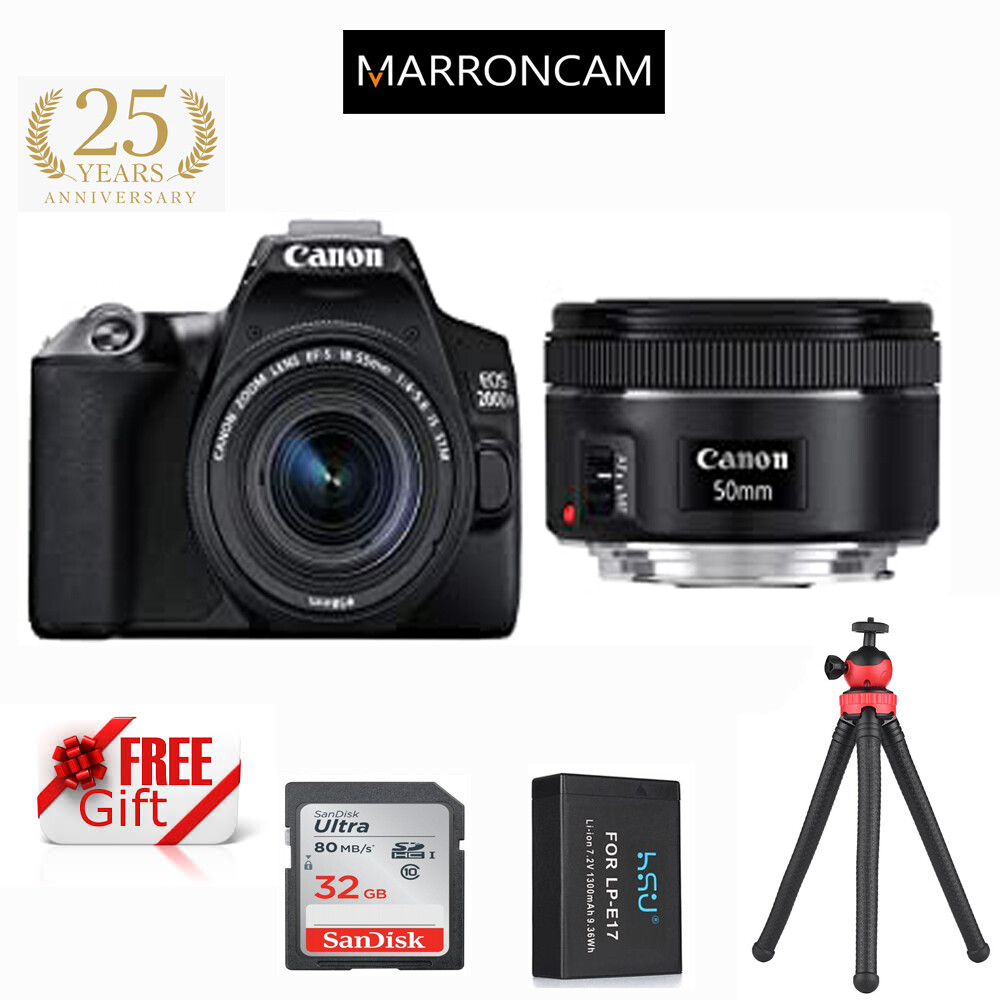 Kamera Canon Canon 200d Mark Ii With 50mm Lens Canon EOS 200D Mark