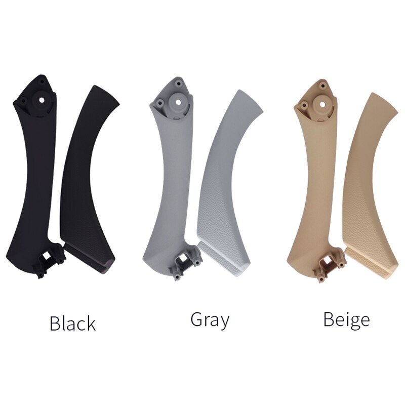 HYS Car Inner Handle Interior Door Panel Pull Trim Cover Left Right LHD RHD For BMW 3 Series E90 E91 E92 E93 320 328 330 2005-2012 Black Beige Gray
