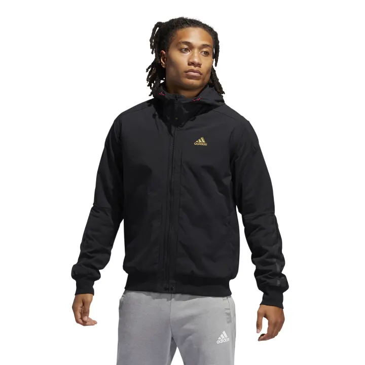 black and gold jacket adidas