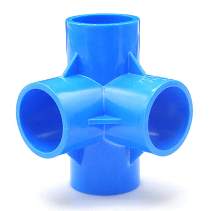 PVC Corner Right Angle Joint Water Pipe Fittings Multi-interface 3 4 5