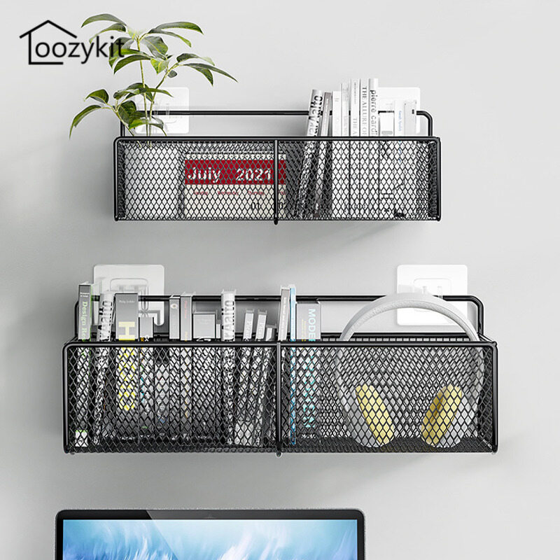 Loozykit Bathroom Organizer Corner Rack Wall Mounted Storage Shelf Shampoo Holder