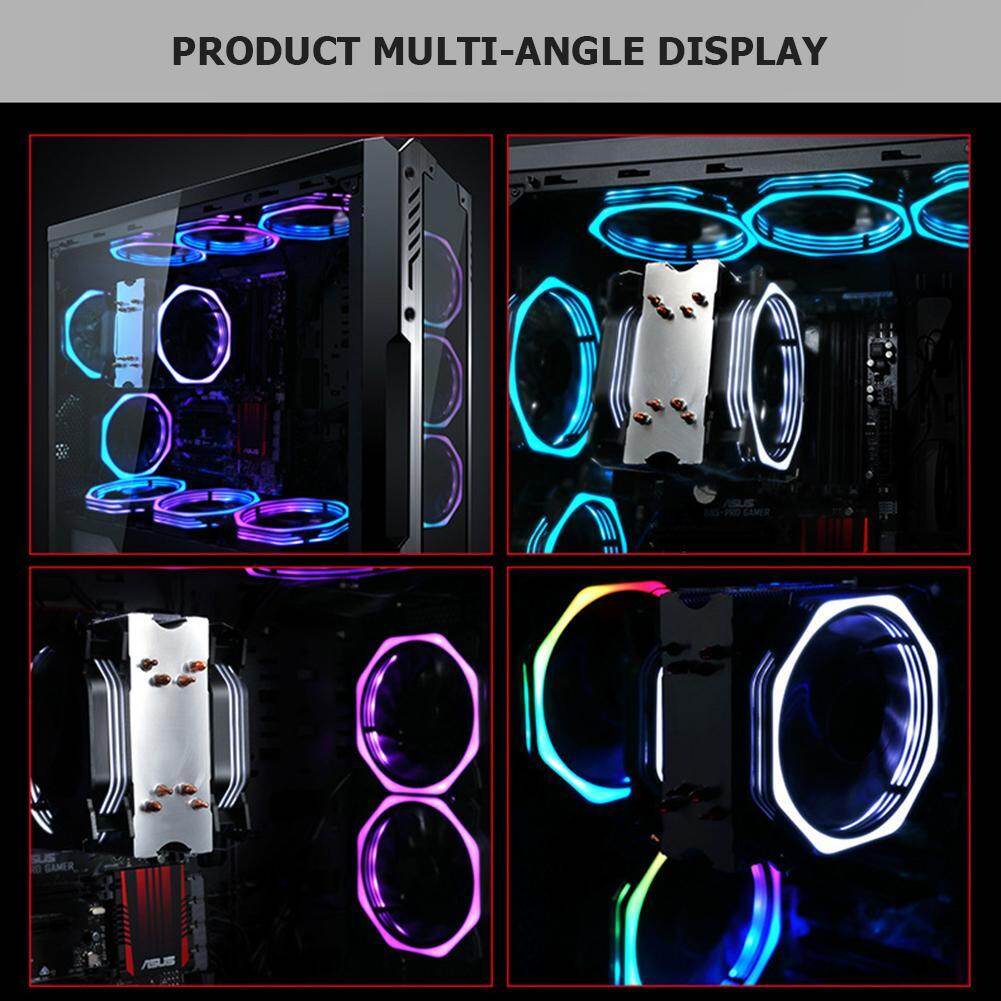 Vỏ Máy Tính Làm Mát Không Ồn Cho PC CPU Làm Mát Fan, Bộ Tản Nhiệt Cho Máy Tính Để Bàn