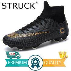 ĐÁNH Mới Con Trưởng Thành nam Đá Bóng Ngoài Trời Cleats Giày Cao Hàng Đầu TF/FG Giầy Đá Bóng Luyện Tập Thể Thao Giày sneakers plus Size 36-45 {Miễn Phí Vận Chuyển}