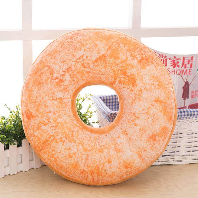 Phong cách mới Doughnut Hình Vòng Sang Trọng Mềm Mới Lạ Phong Cách Đệm Gối Finleystore