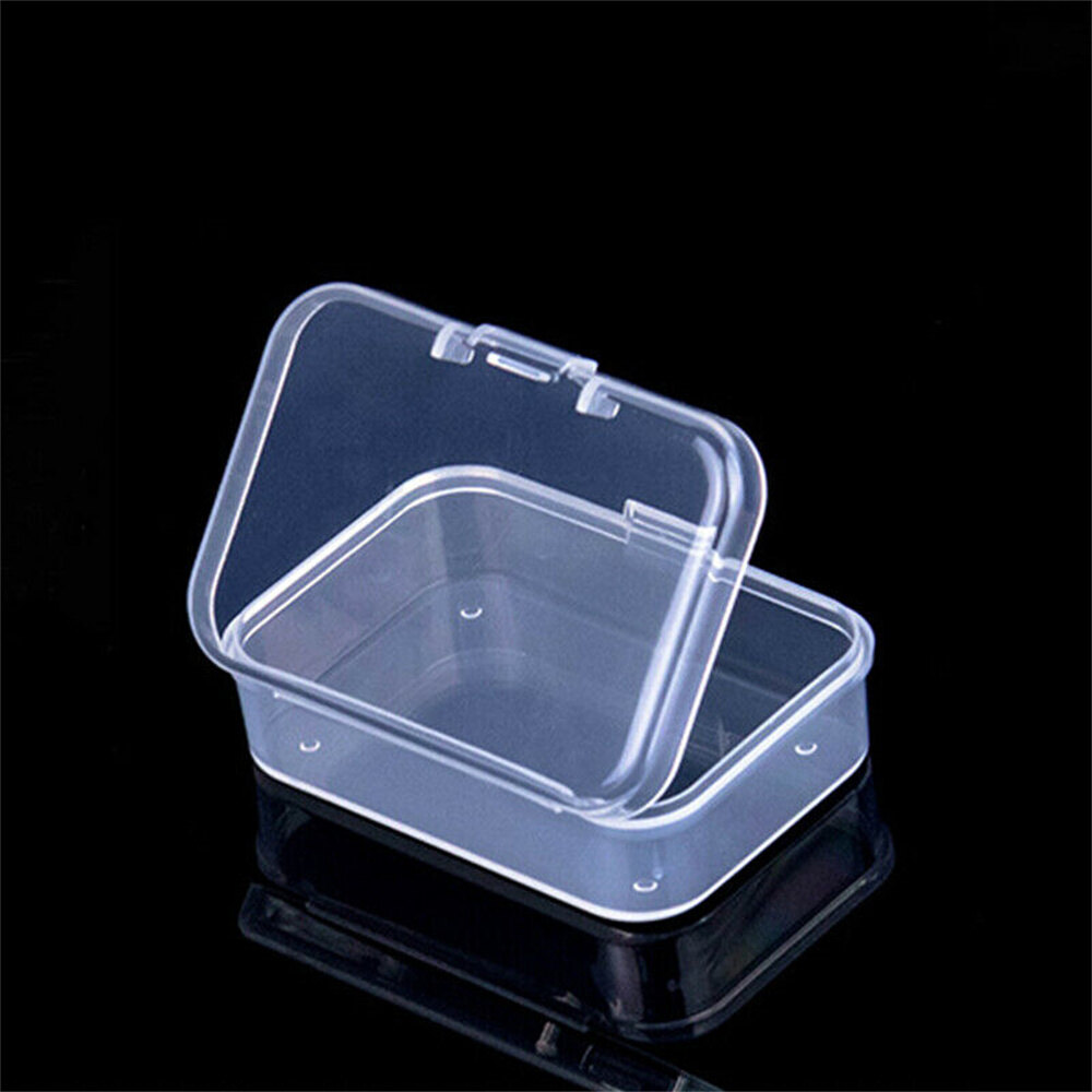 Jewelry Storage Case Small Box Mini Plastic Clear