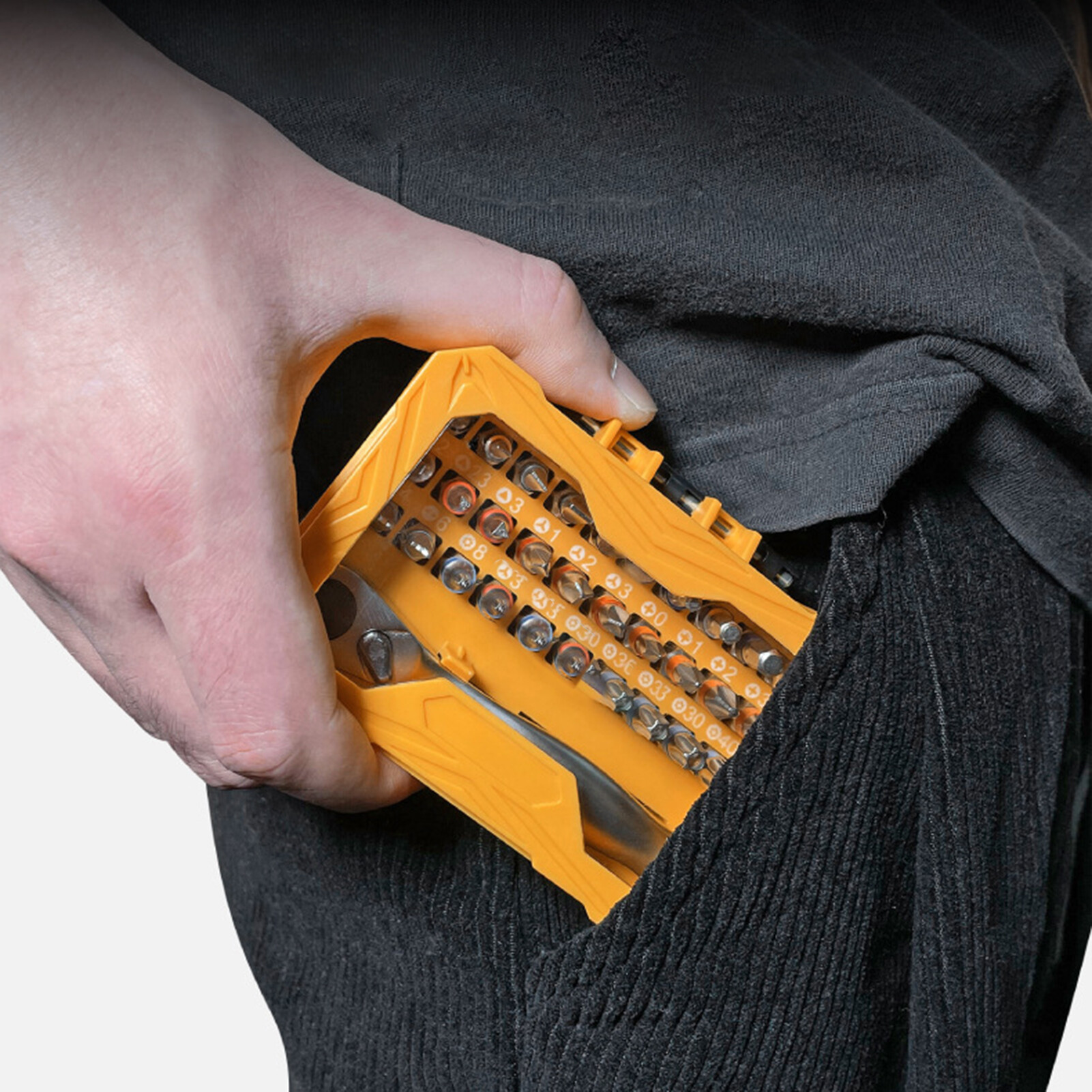 Farfi 1 Set Screwdriver Set Hardware Tool 32 in 1 One-way Cross Screwdriver Bits Head Workshop Supply Screwdriver Bits Head