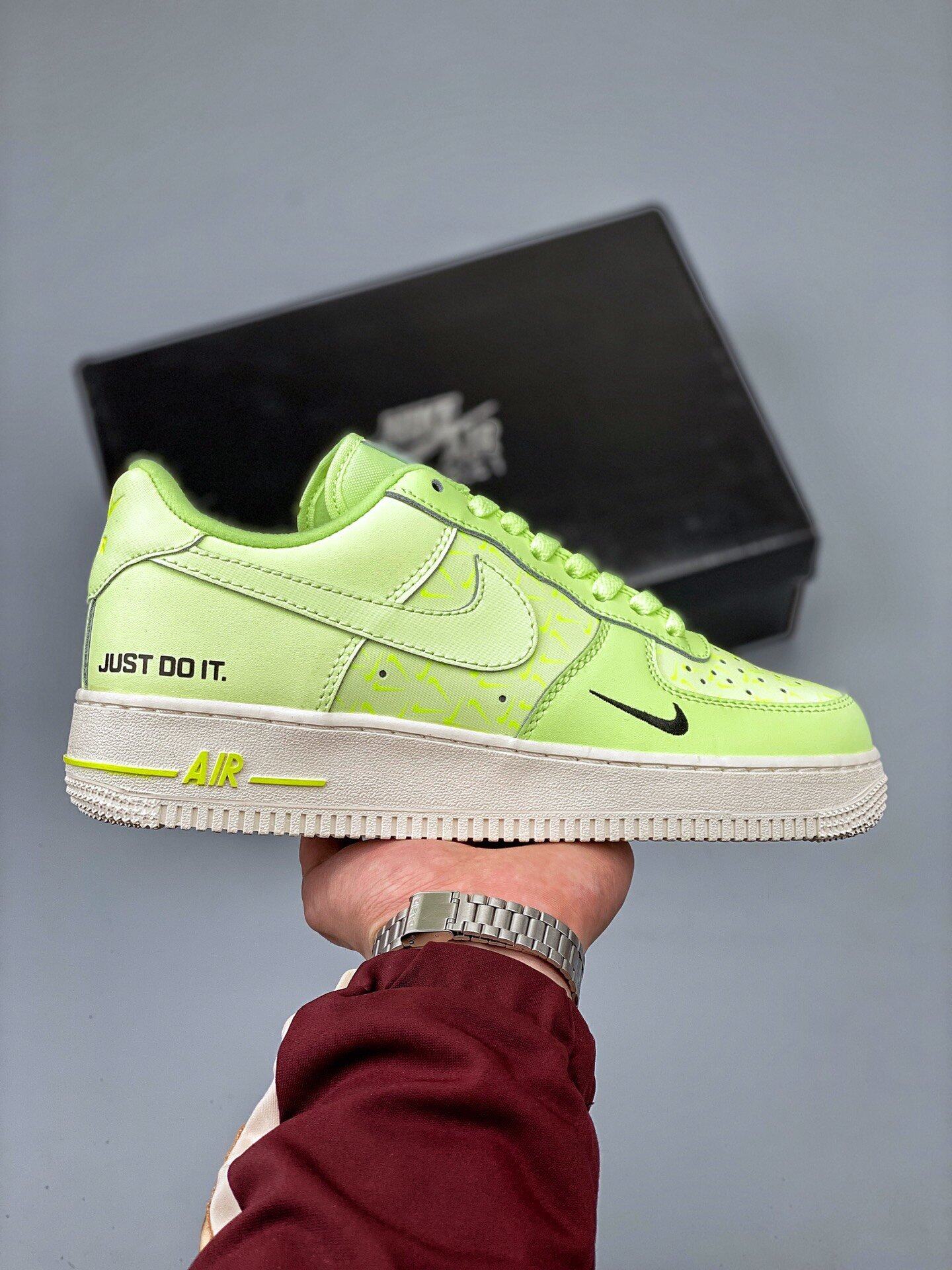 air force 1 just do it green