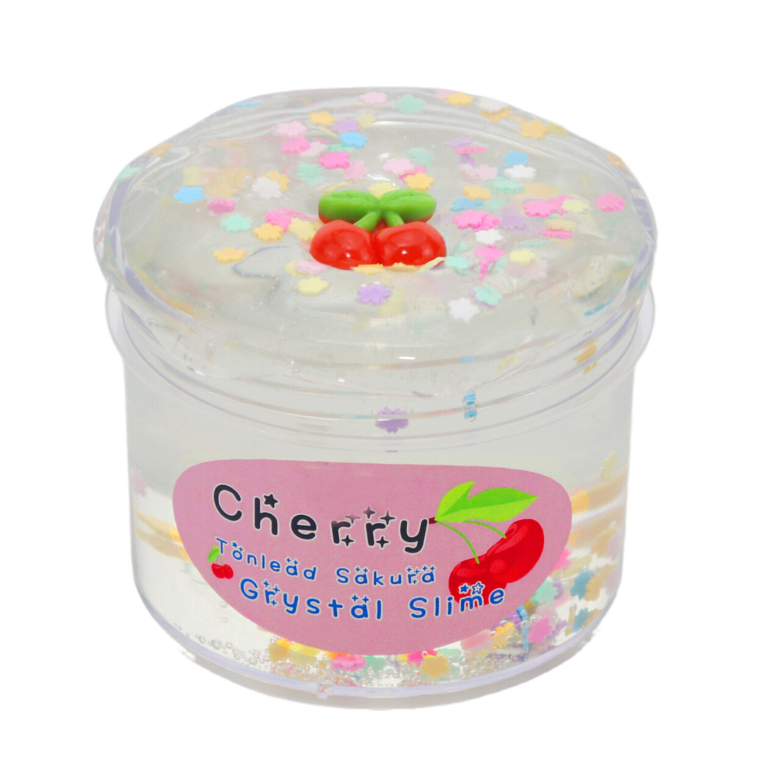 200ml Watermelon Crystal Clear Slime, Soft Jelly Color, Soft And Non-Stick, Diy Cotton Slime Bubble Slime Toy For Girls Toy For Boys
