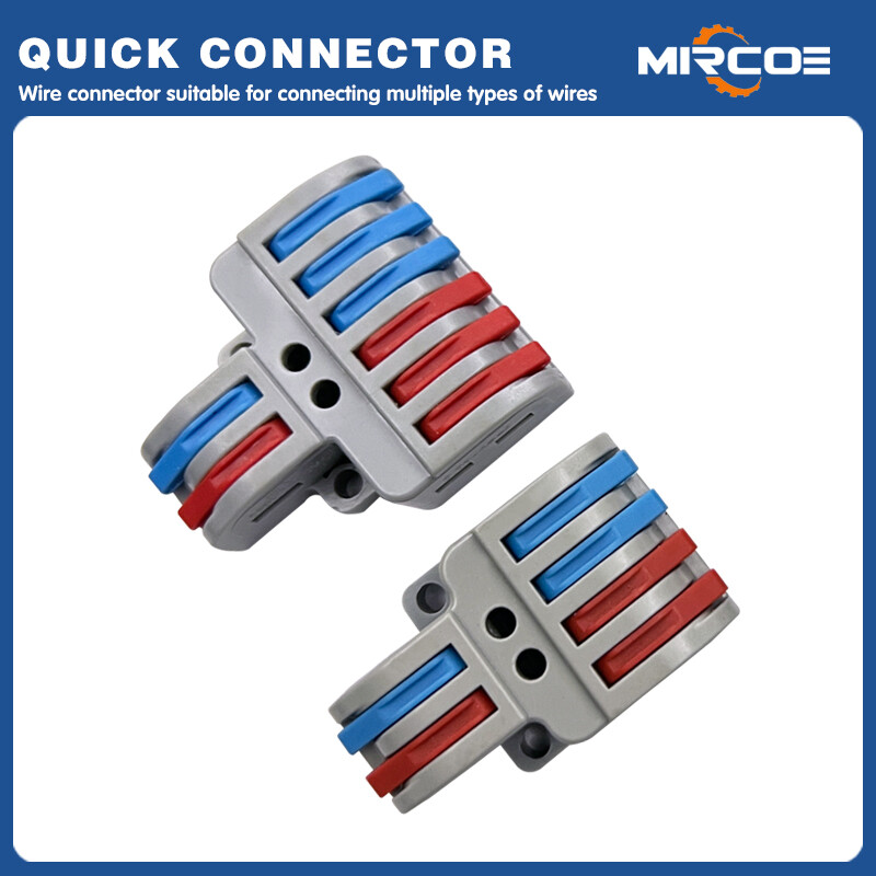 Phát hành nhanh chóng đầu nối dây điện Dây cáp Splitter phổ dây mini khối thiết bị đầu cuối Đường dây nối điện 2 trong 4 ra 2 trong 6 ra 3 trong 6 ra 3 trong 9 ra dây