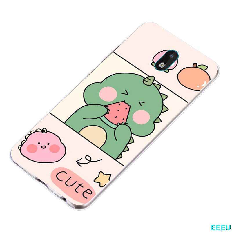 EEEU FirstShop case For Nokia C2 TXKLDM Pattern Soft Silicon TPU Case Cover Phone Case