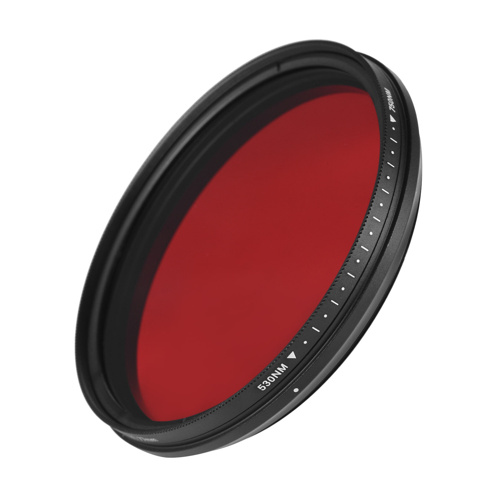 Fotga 77mm adjustable infrared filter ir pass x-ray lens filter variable from 530nm to 750nm compatible with canon nikon sony dslr camera