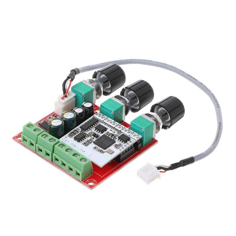 Loa siêu trầm bluetooth tpa3110d2, bảng khuếch đại kỹ thuật số mô-đun âm thanh nổi 2.1ch, 15wx2 + 30w