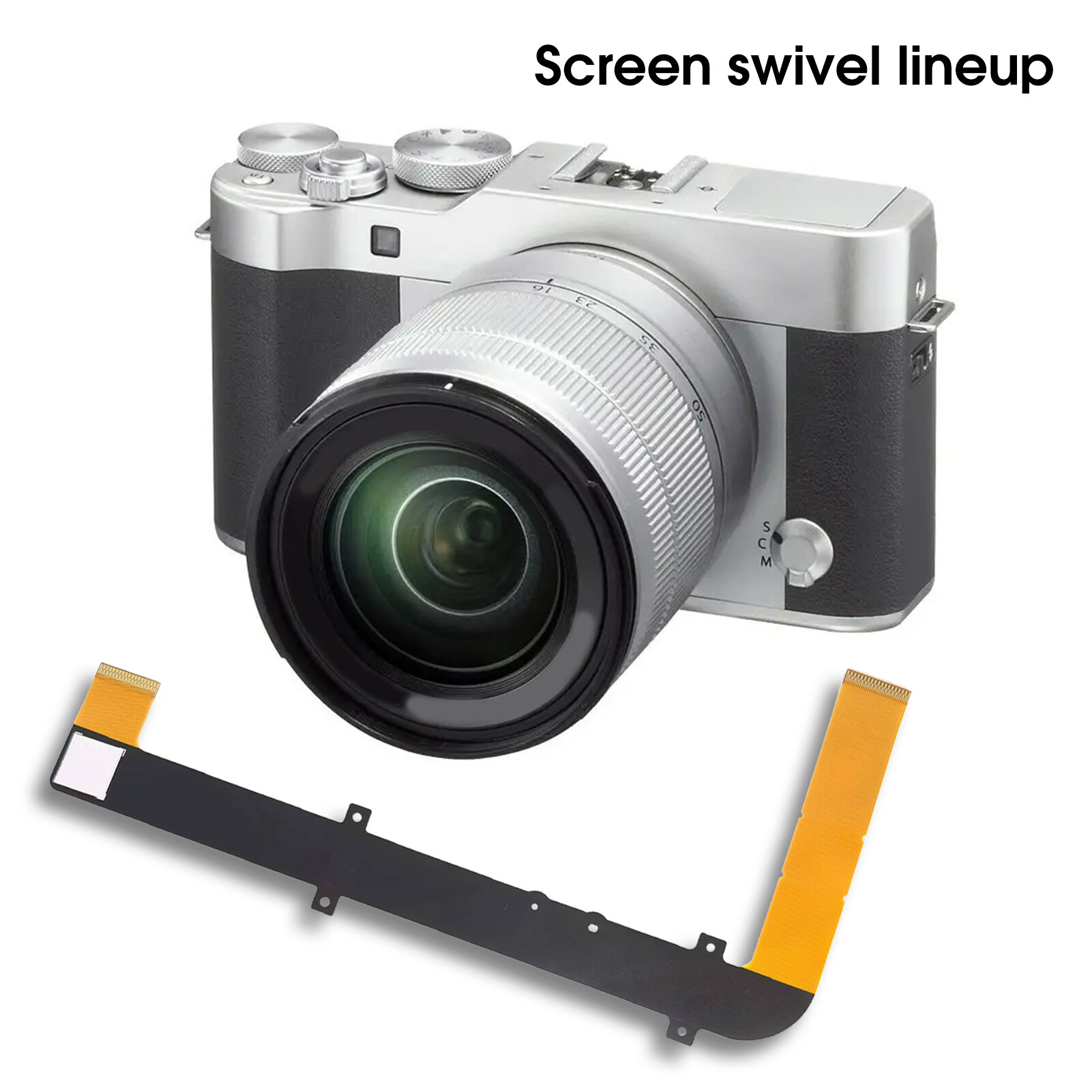 Display Screen Flex Cable Professional Rust-proof Repair Parts Camera Shaft Rotating LCD Screen Flex Cable Repair Replacement for Fuji X-A3 XA3 XA10 Camera Screen Flex