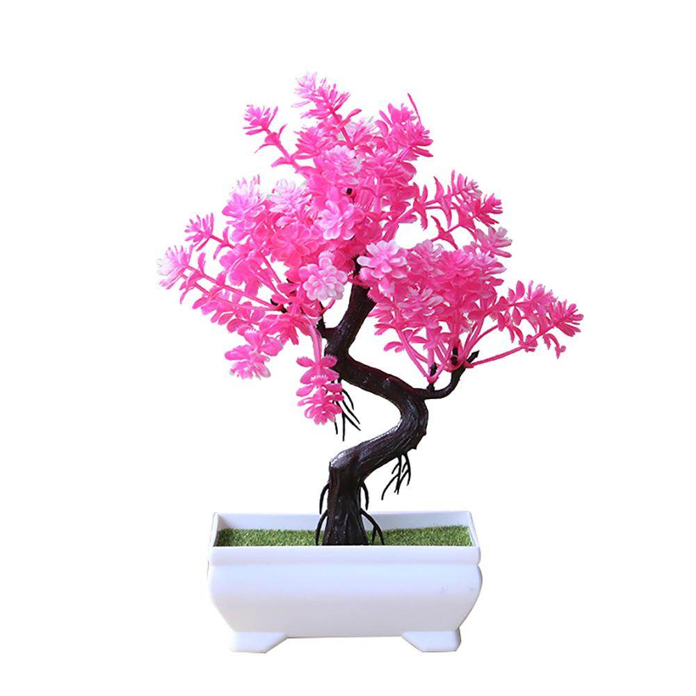 ⚘Chậu Cây Bonsai Nhân Tạo Rco, Mô Phỏng Cây Cảnh, Trang Trí Bàn, Giữa Bàn