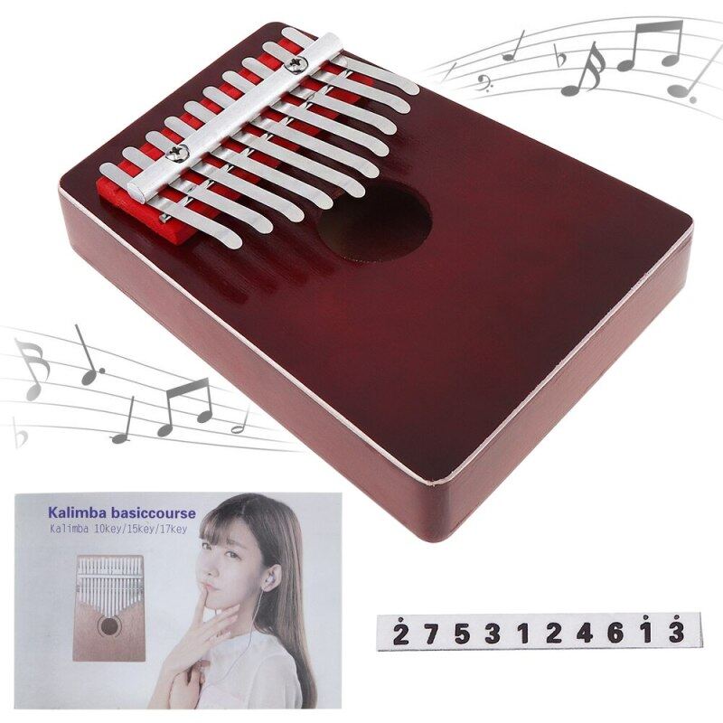 10 Keys Finger Kalimba High Quality Mbira Thumb Piano Pocket Size Metal Keyboard Pine Wood Portable Musical Instrument Malaysia