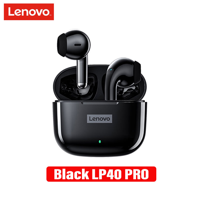 Original Lenovo LP40 Pro TWS Earphones Wireless Bluetooth Sport Noise  Reduction Headphones Touch Control 250mAh