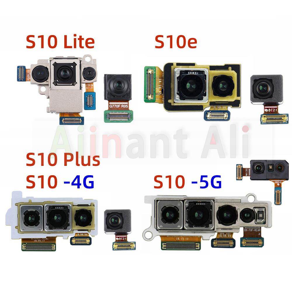 Original Back / Front Camera For Suitable For Samsung Galaxy S10 Plus Lite E S10E G970F G973F G975F G977F Rear Back Main Camera Flex