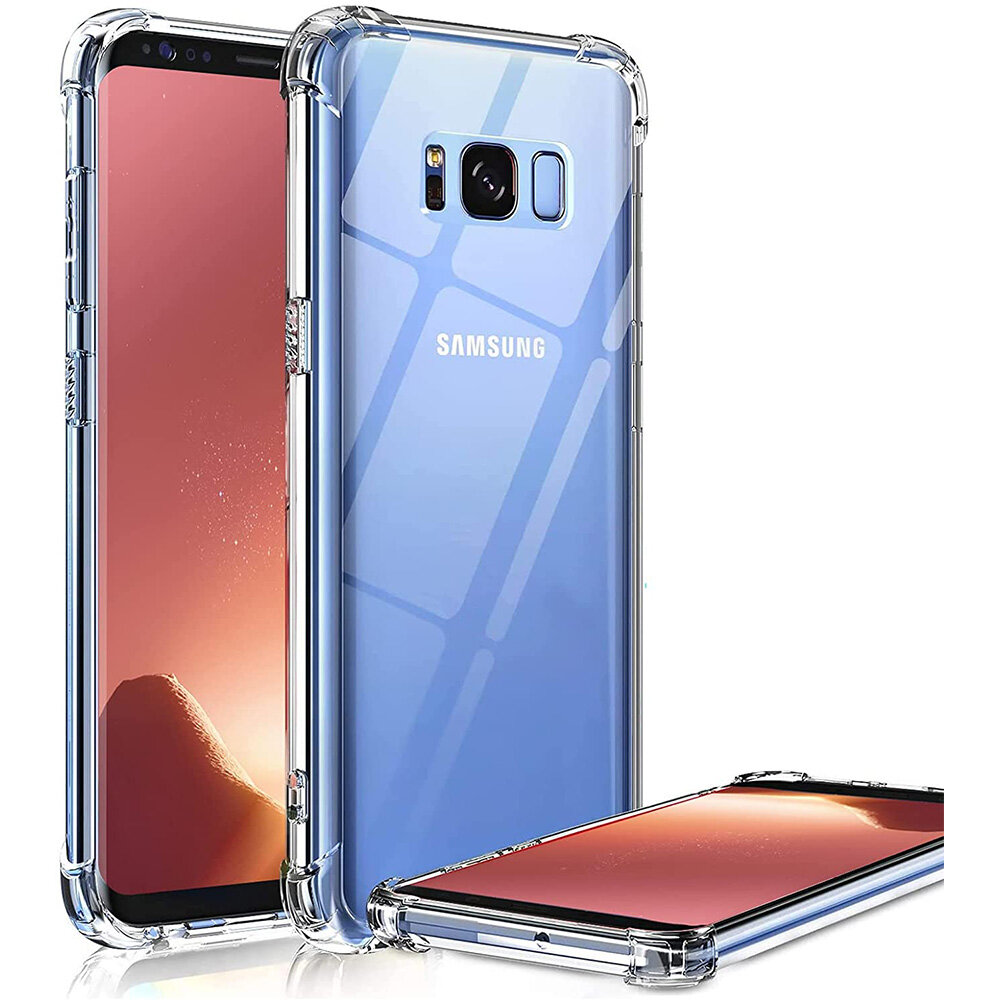 LUOWAN Galaxy S8 Plus TPU Case Shockproof Case Bumper Transparent Silicon Cover For Samsung Galaxy S8 Plus-Clear