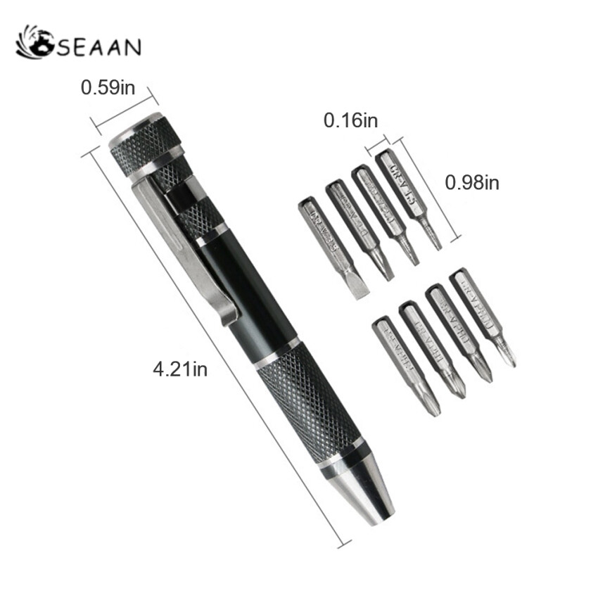 8 In 1 Screwdriver Pen Screwdriver With Magnetic Screwdriver