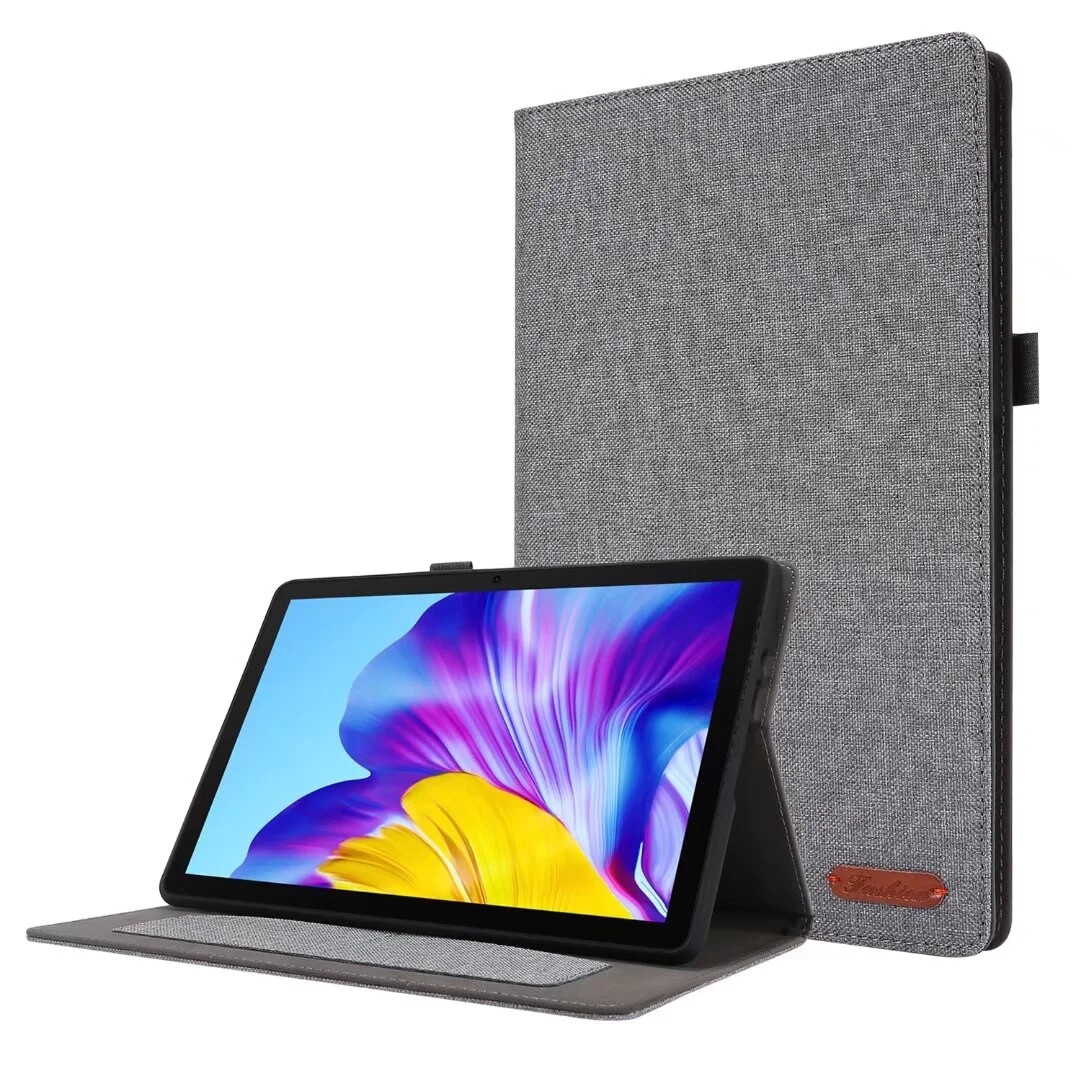 Flip Case For Huawei MatePad T10S T10 S T 10 Honor Pad X8 10.1" X6 6 AGS3-L09 W09 W00D AL09 AGRK-W09 L09 AGR-AL09 L09 W09 AGM3-W09HN Cloth Pattern Tablet Stand Leather Protective Cover