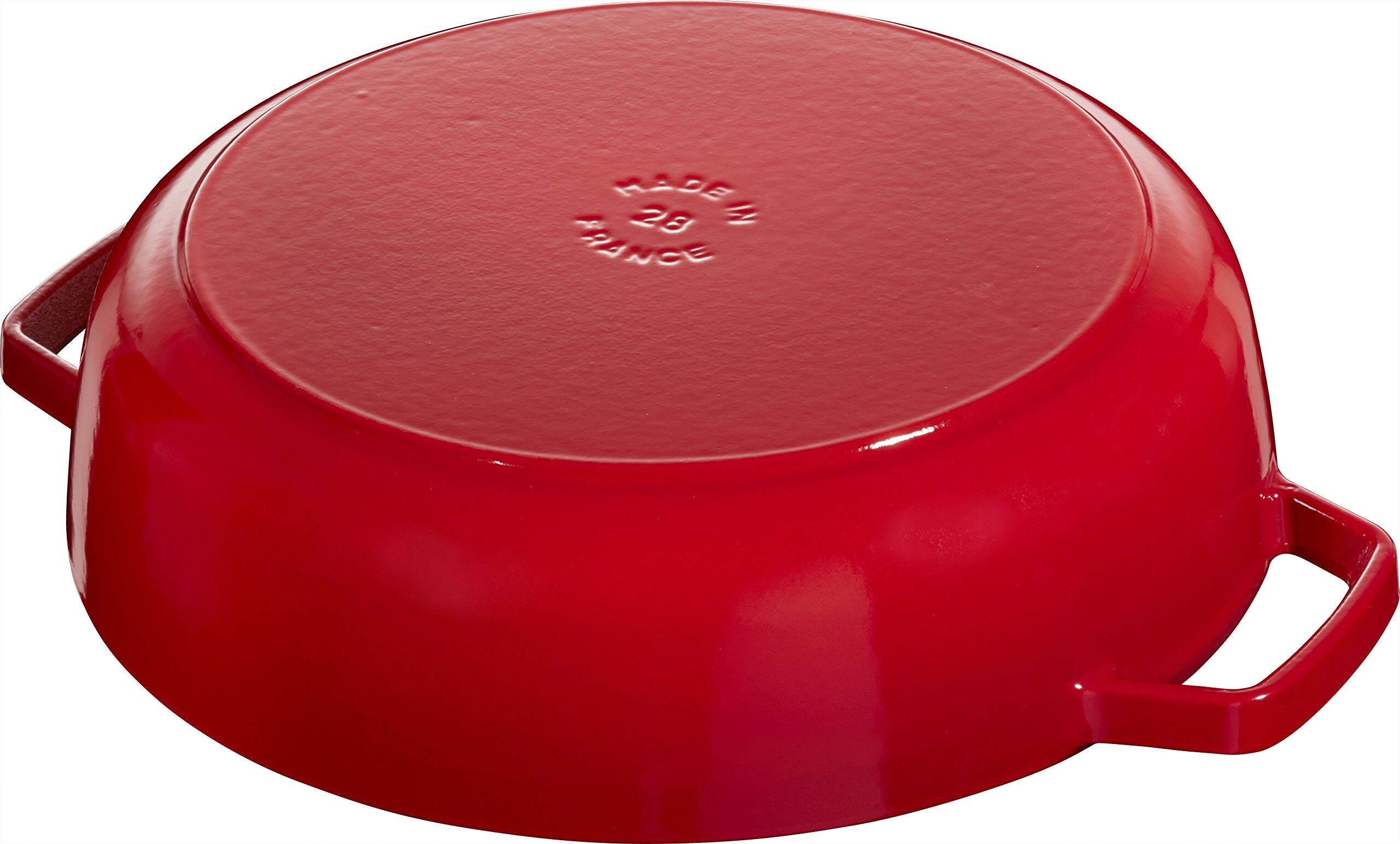 staub Staub Blazer Sotepan cherry 28cm big hands enamel cast iron pot ...