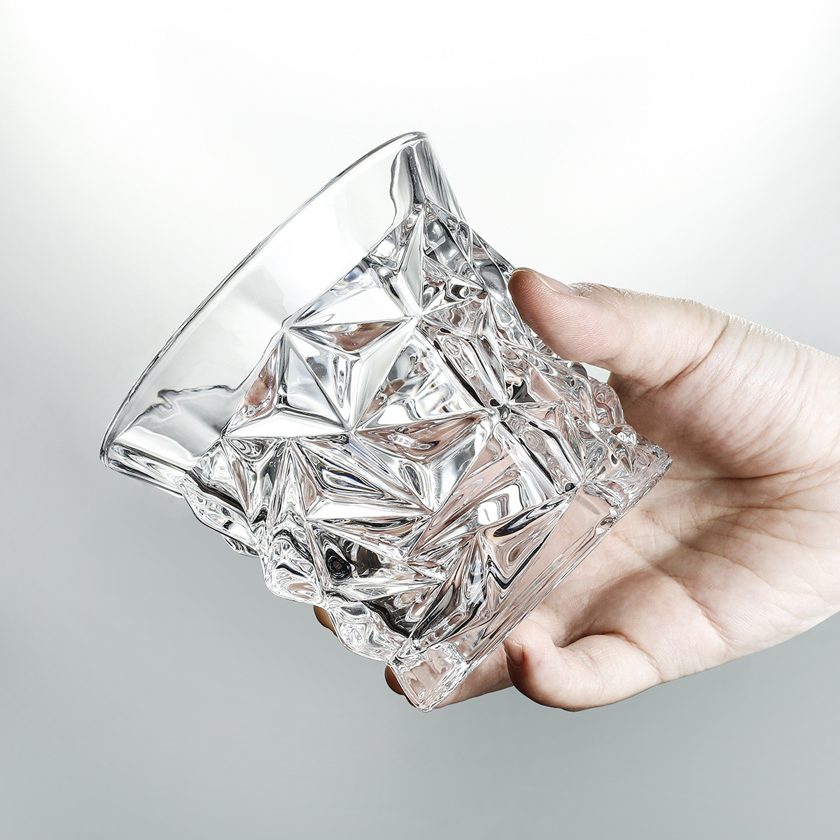 OMK European style wine glasses crystal set