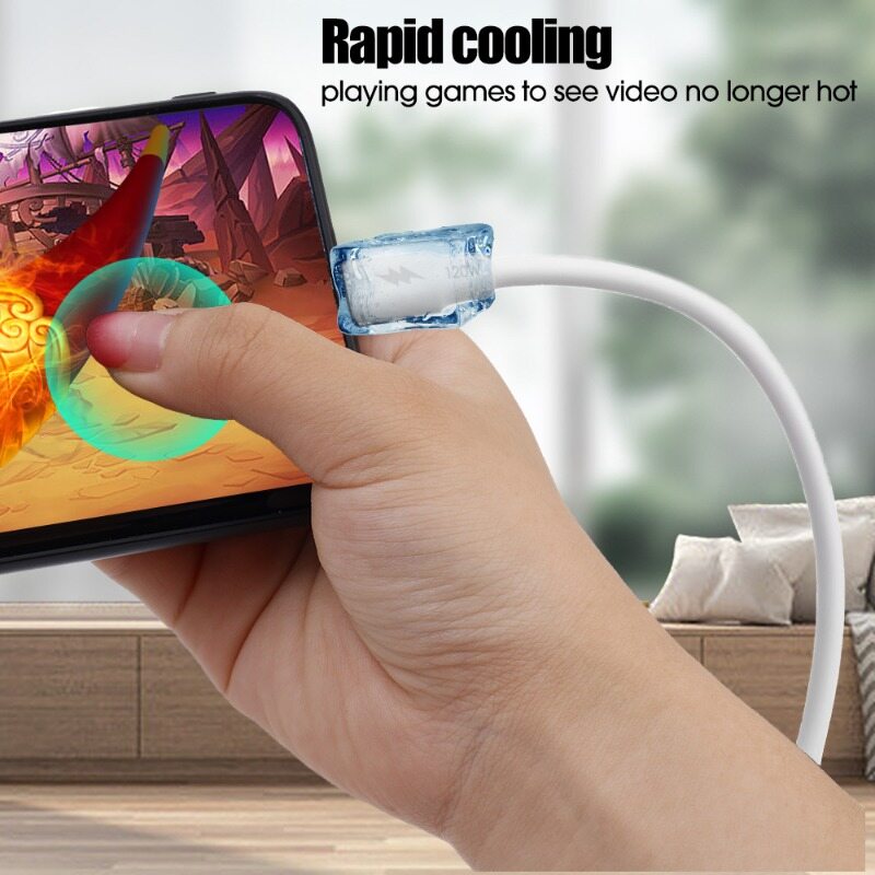 120W 6A Micro USB Loại C Cáp siêu nhanh dây sạc tốc độ cao điện thoại di động dày dữ liệu cáp sạc cho điện thoại Samsung Xiaomi Huawei Oppo