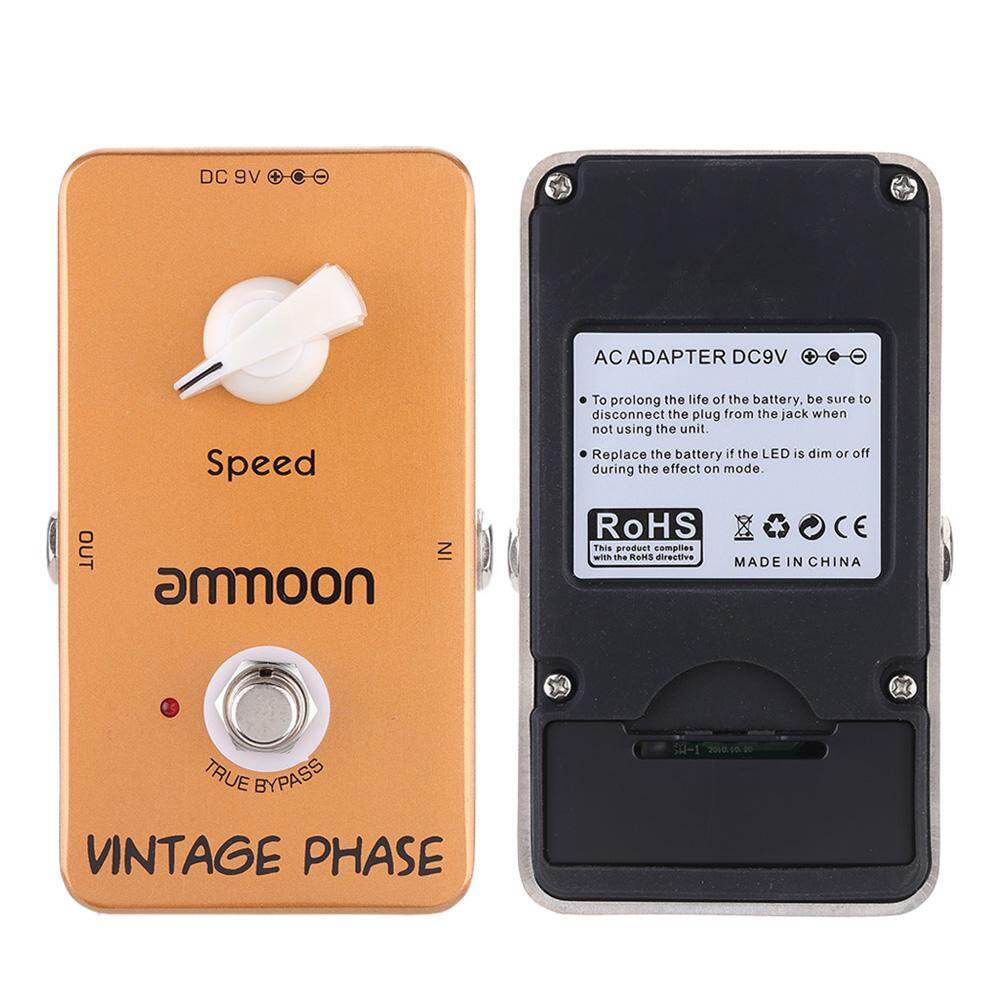 ammoon AP-03 Vintage Phase Phaser Guitar Effect Pedal True Bypass