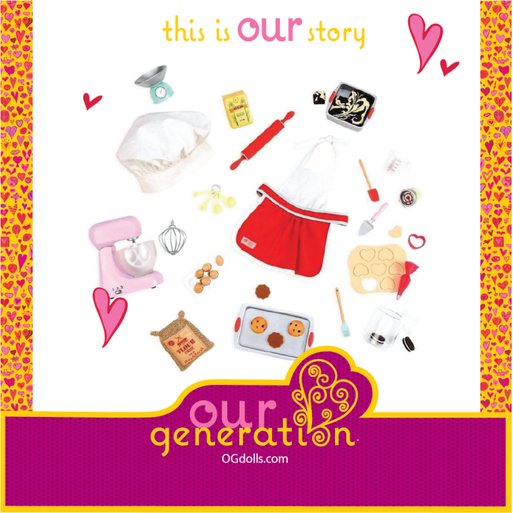 our generation baking set