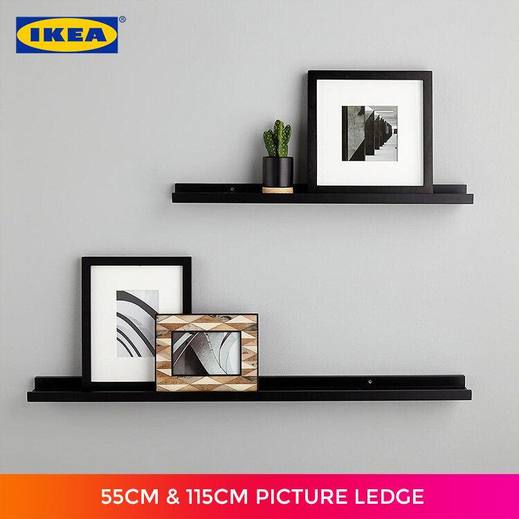 Mosslanda Picture Photo Frame Ledge Rail Shelf White Black 55 Or 115 Cm Techeventsltd Co Uk<script async src=