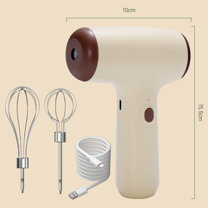 TAIDU Wireless Electric Egg Whisk Hand Mixer Baking Cream Whisk Egg Whisk