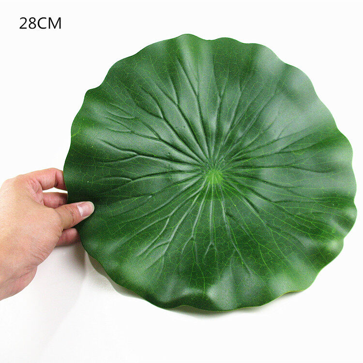 Simulated Lotus Leaves Party Mat Garden Pond Green Artificial Floating Lotus Leaves Landscape Decoration of Water Tank and Fish Tank Home Decoration