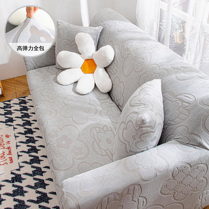 High Grade Floral Pattern Thick Sofa Cover 1 2 3 4 Seater Sarung Sofa Ready Stock Waterproof Sofa Cover Protector 沙發套 沙發套全包