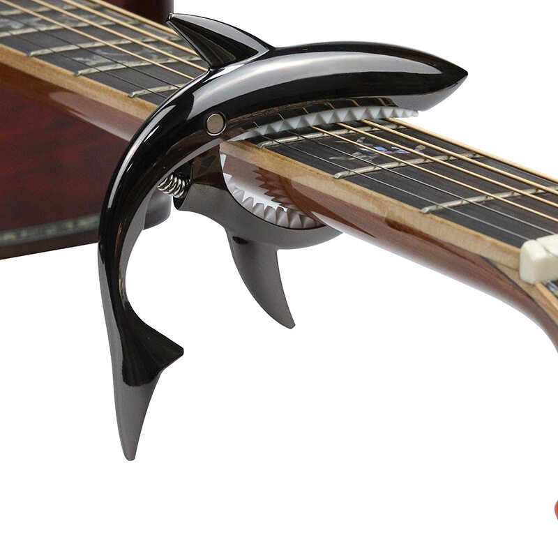 Shark capo (Shark capo), acoustic guitar capo, electric guitar, bass, aluminum alloy capo, good