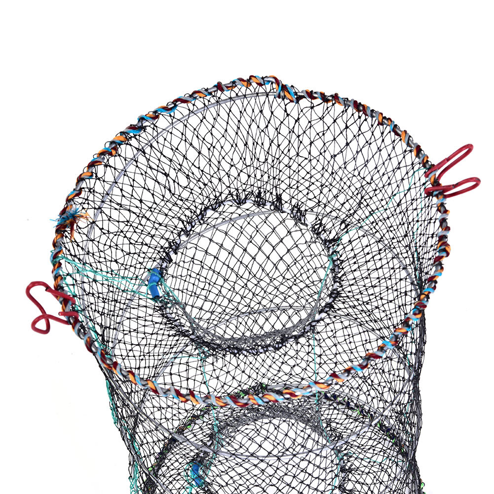 Fish Trap Cage Folded Fishing Cast Net Shrimp Crayfish Crab Baits Cast Cage