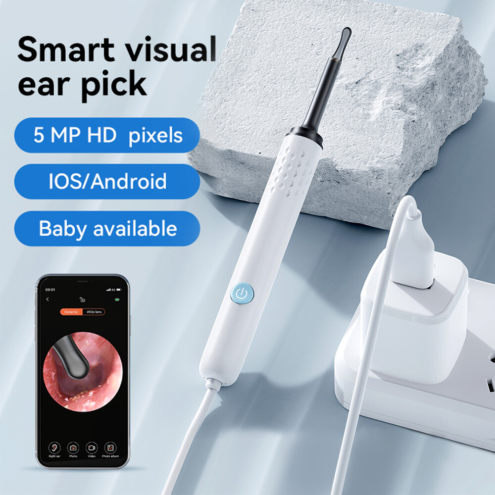 Visual Ear Pick Ear Cleaning Tool Luminous Endoscopy HD Otoscope Ear Wax Picking Spoon For IOS Android