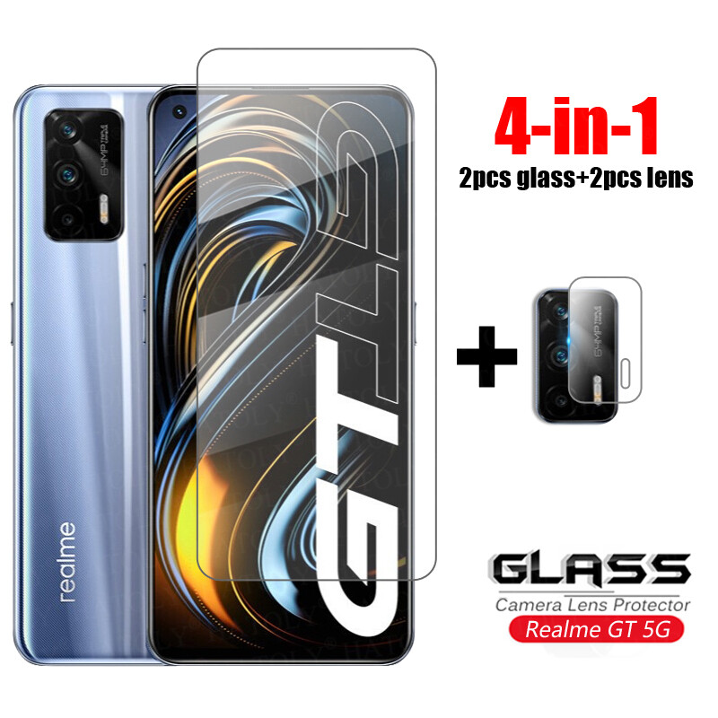 4in1 for oppo realme gt gt neo 2pcs tempered glass+2pcs camera lens