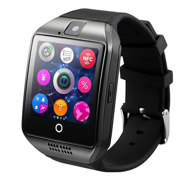 Electronic Fitness Watch Q18 Smart Sports Watches With Touch Screen Camera Support Tf Card Bluetooth Smartwatch For Android Ios