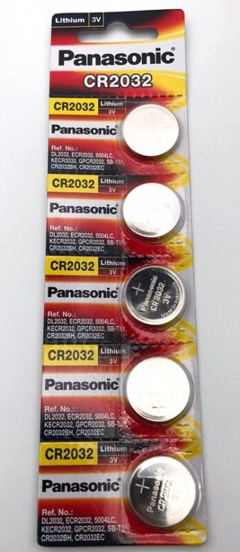 5pcs CR2032 GENUINE Panasonic Japan Lithium Battery 3V Malaysia