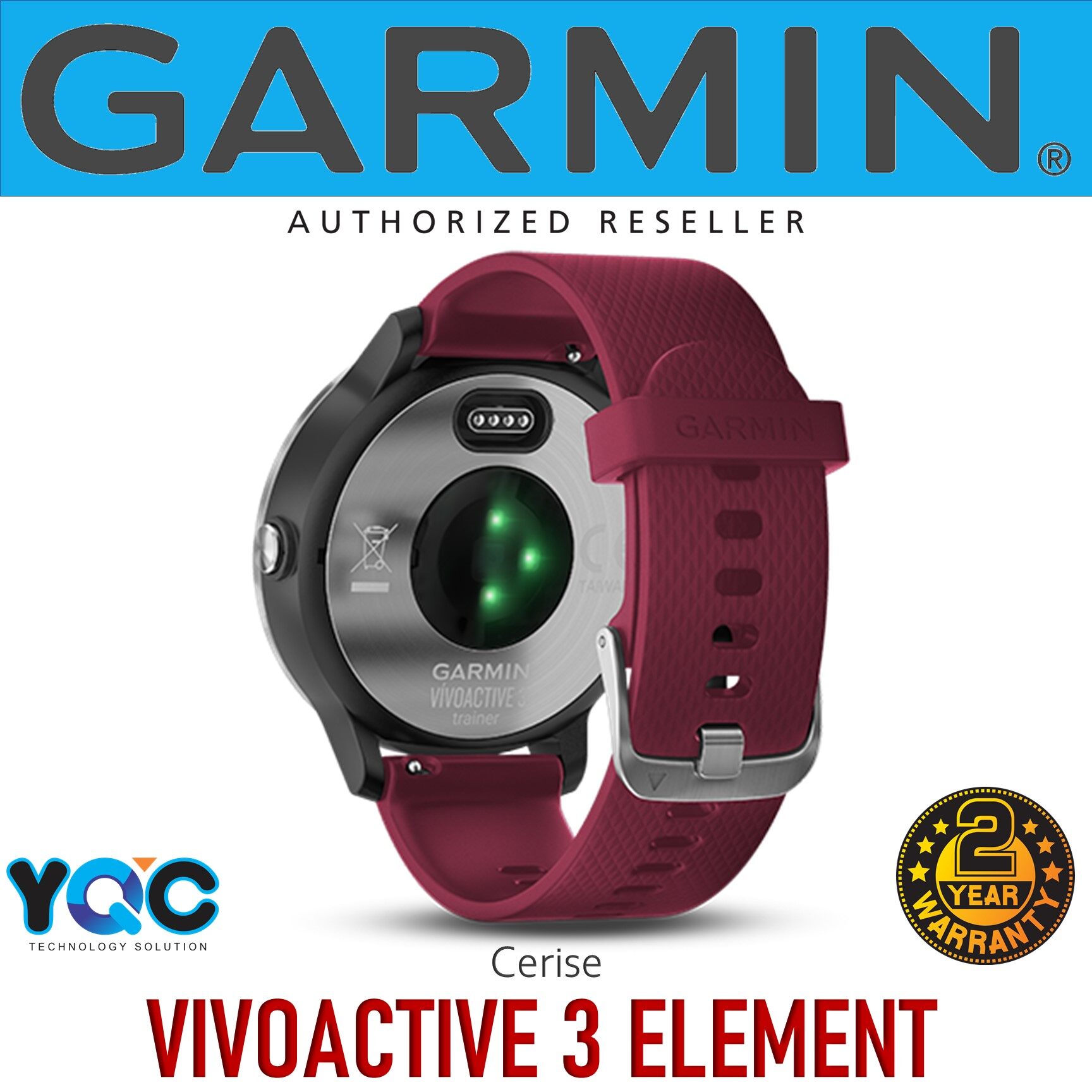 Garmin Vivoactive Element Sport Running Cycling Smart GPS Watch